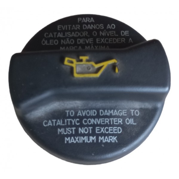 Tampa Óleo Motor Volkswagen Spacefox 2015 Preto