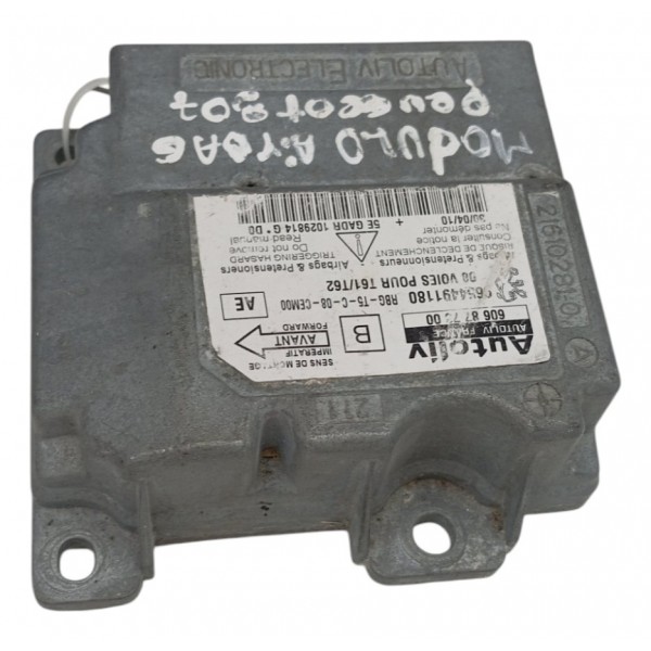 Módulo Airbag Impacto Colisão Acionado Peugeot 307 2007 2008