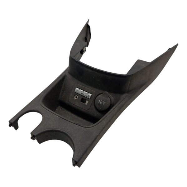 Moldura Console Central 12v Auxiliar Ford New Fiesta 2016 17
