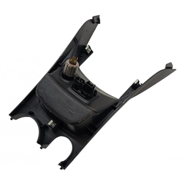Moldura Console Central 12v Auxiliar Ford New Fiesta 2016 17