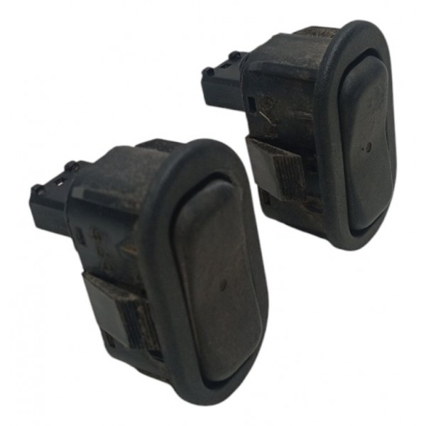 Par Botão Vidro Elétrico Console Central Gm Celta 2004 2005