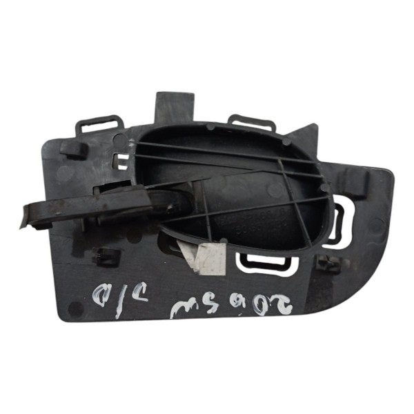 Maçaneta Interna Dianteira Direita Peugeot 206 Sw 2003 2004 Preto