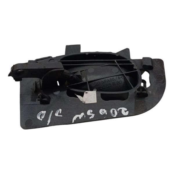 Maçaneta Interna Dianteira Direita Peugeot 206 Sw 2003 2004 Preto