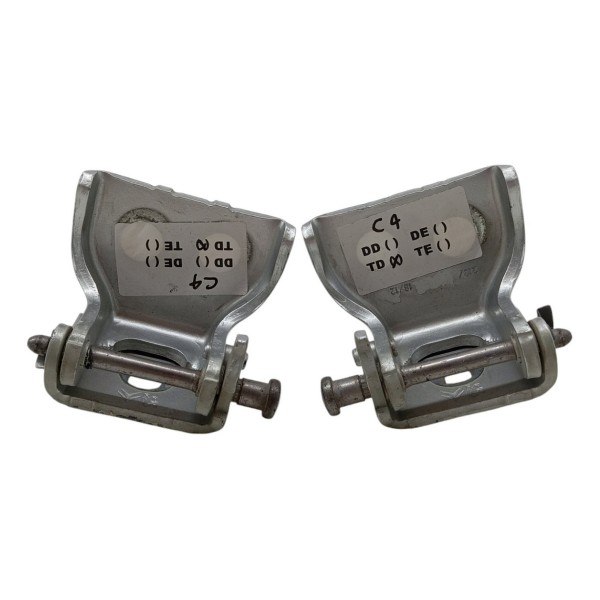 Par Dobradiça Porta Traseira Direita Citroen C4 Hatch 2010