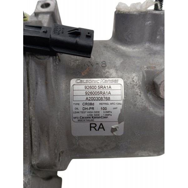 Compressor Ar Condicionado Nissan Kicks 1.6 2020 2021 2022