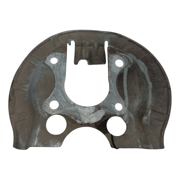 Espelho Defletor Disco Traseiro Esq Peugeot 308 2.0 2014 Prateado