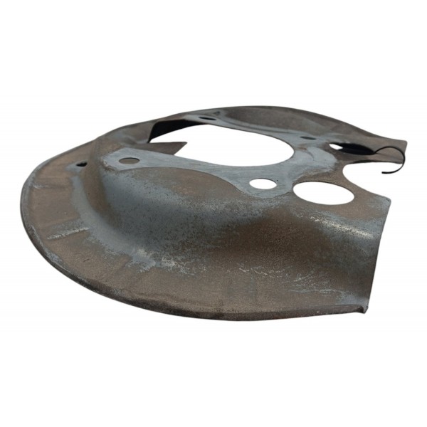 Espelho Defletor Disco Traseiro Esq Peugeot 308 2.0 2014 Prateado