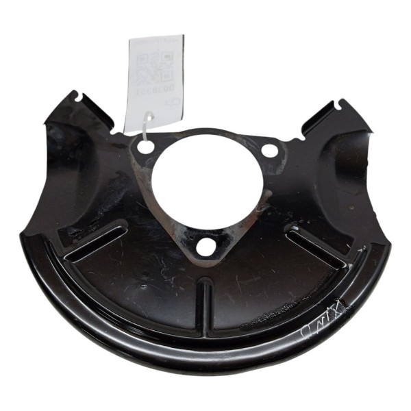 Espelho Defletor Disco Dianteiro Chevrolet Onix 1.4 2013 14 Preto