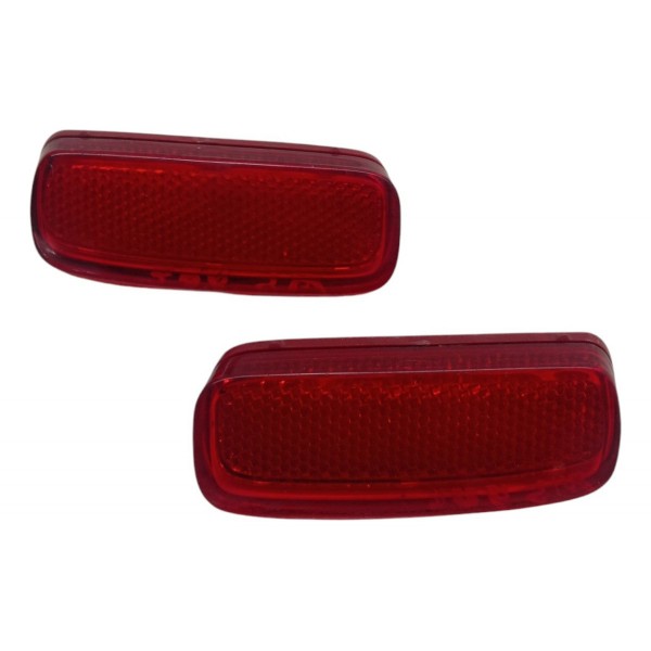 Par Olho Gato Refletor Parachoque Tras Peugeot 206 Sw 2004