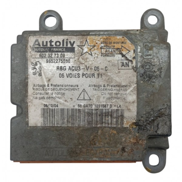 Modulo Airbag Colisão Peugeot 206 Sw 1.4 2003 2004 2005 2006