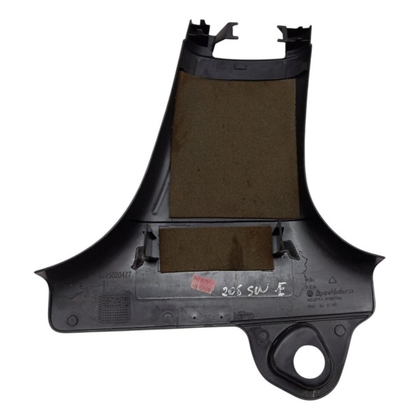 Moldura Inferior Coluna Central Esq Peugeot 206 Sw 1.4 2002