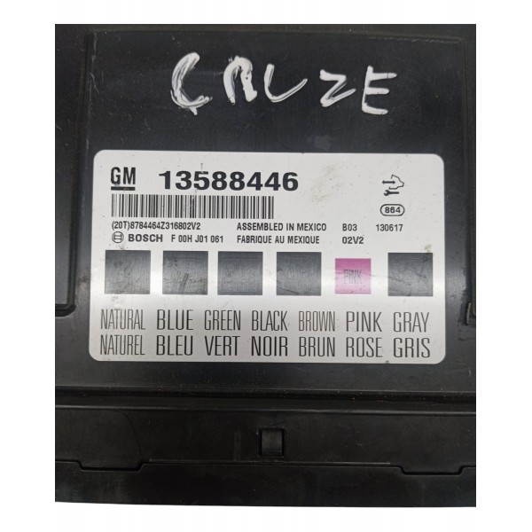 Kit Code Injeção Chevrolet Cruze Sedan 1.8 2013 2014 2015 16