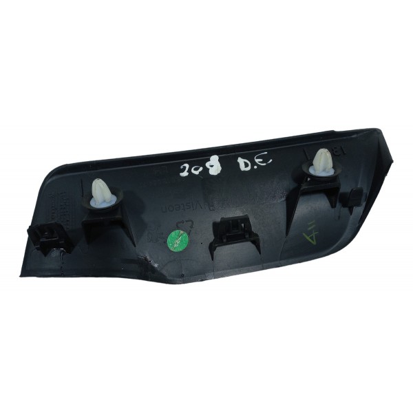 Acabamento Interno Retrovisor Esquerdo Peugeot 208 2015 16  Preto