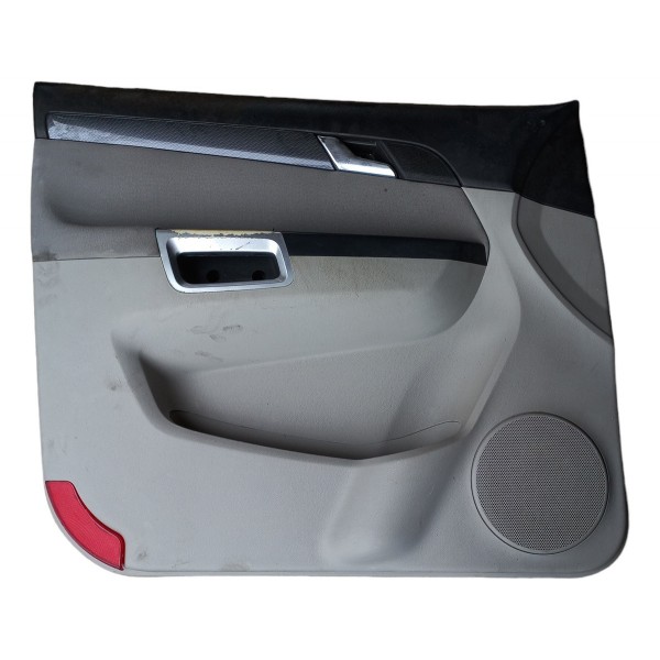 Forro Porta Dianteira Esquerda Chevrolet Captiva 2009 Cinza