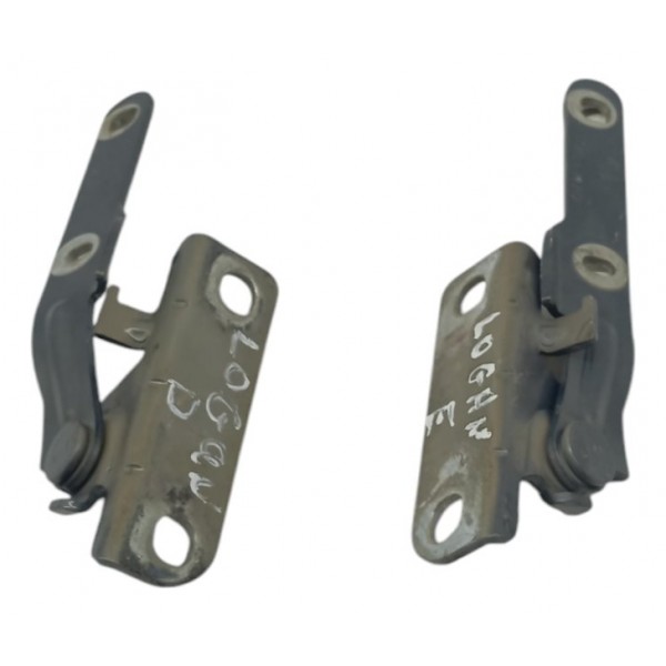 Par Braço Dobradiça Capo Renault Logan 1.0 2007 2008 2009