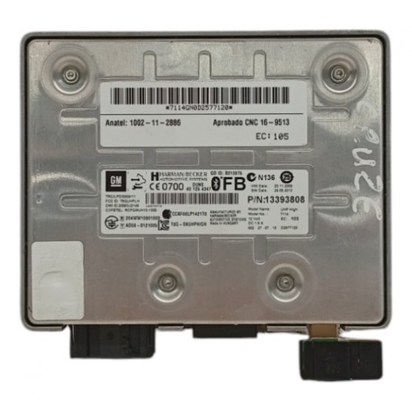 Módulo Bluetooth Som Chevrolet Cruze 1.8 2013 2014 2015 2016
