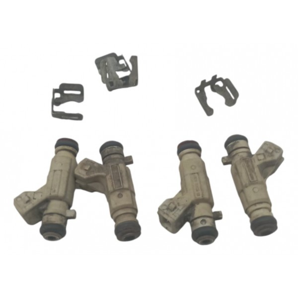 Kit 4 Bico Injetor Renault Clio 1.0 2008 2009 2010 2011 2012