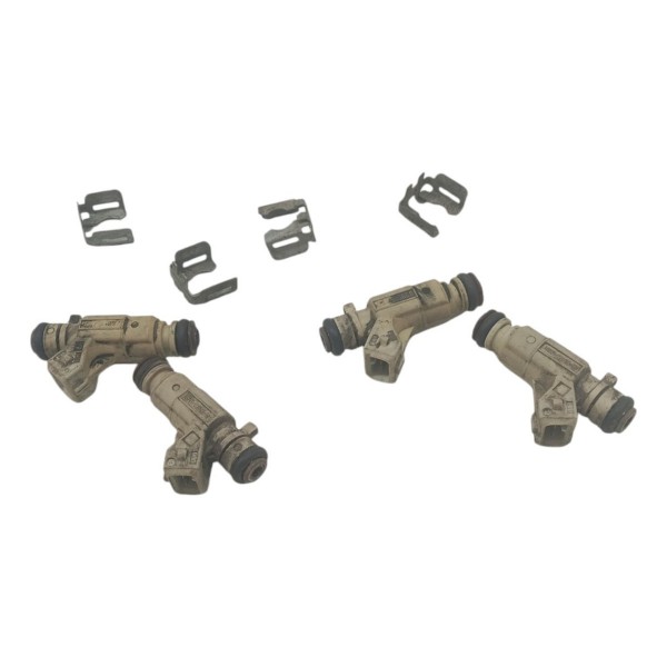 Kit 4 Bico Injetor Renault Clio 1.0 2008 2009 2010 2011 2012