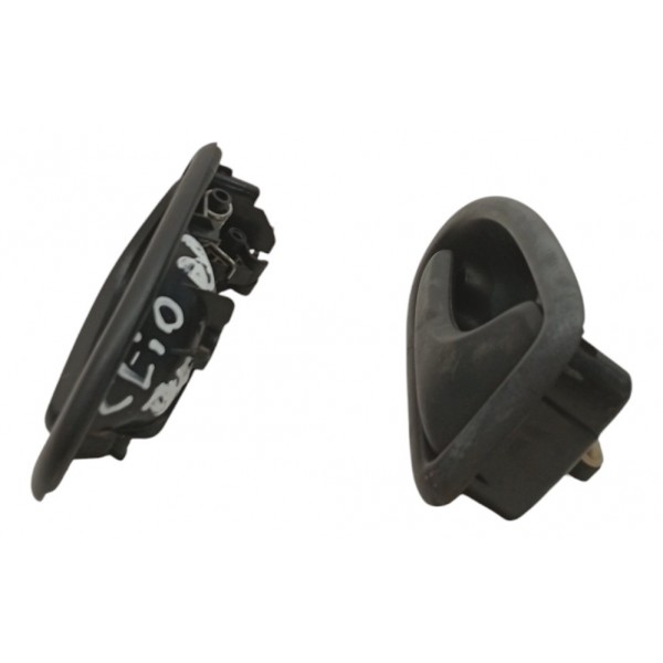 Par Maçaneta Interna Traseiras Renault Clio 2010 2011 2012