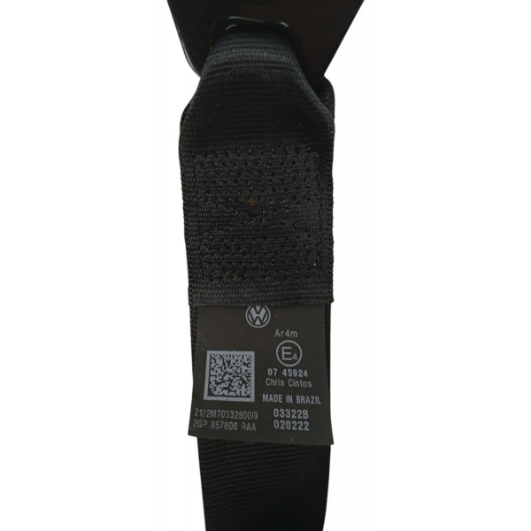 Cinto De Segurança Traseiro Direito Volkswagen Tcross 2020