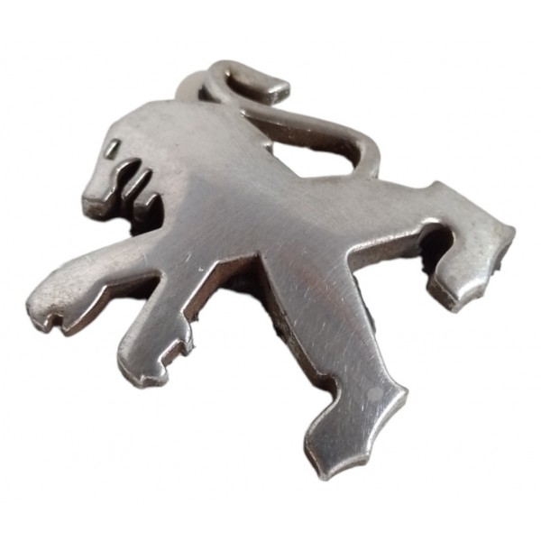 Emblema Peugeot Pequeno  Prata