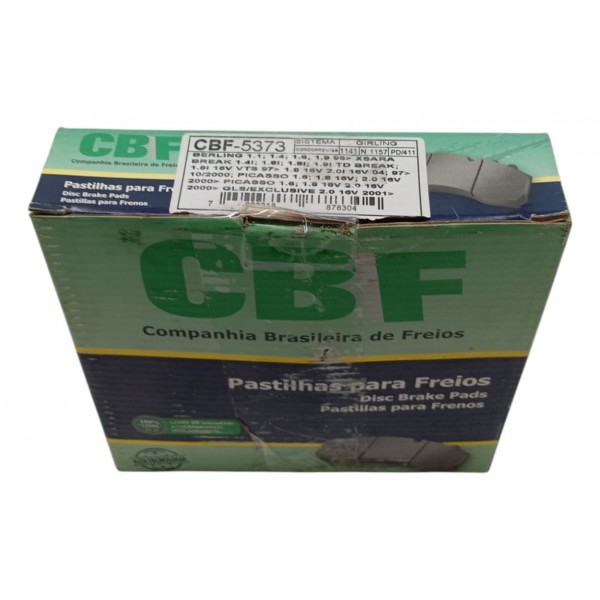 Pastilha Freio Dianteira Citroen Xsara 1.9 1998 1999 2000