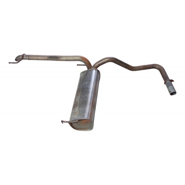 Tubo Escapamento Silencioso Gm Cruze Sedan 1.8 2013 2014 15 Metálico