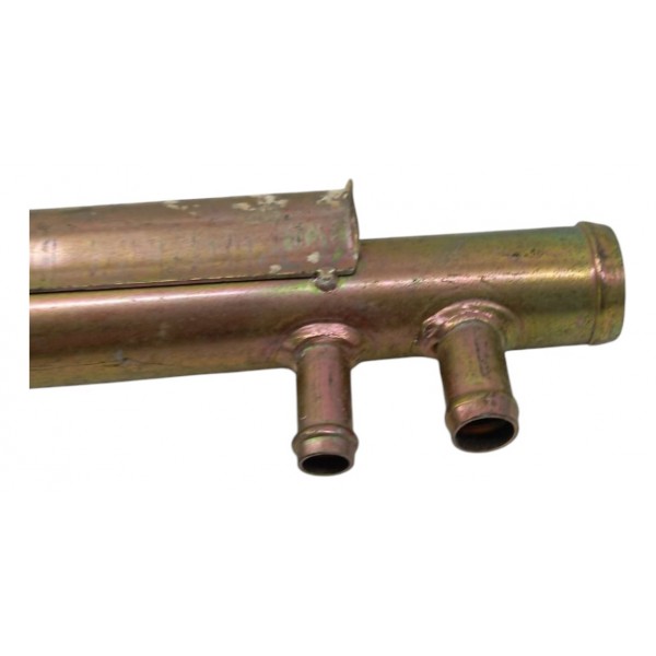 Tubo Arrefecimento Motor Fiat Palio Siena 1.6 8v 1999 2000 Dourado/amarelado (revestimento Zincado)