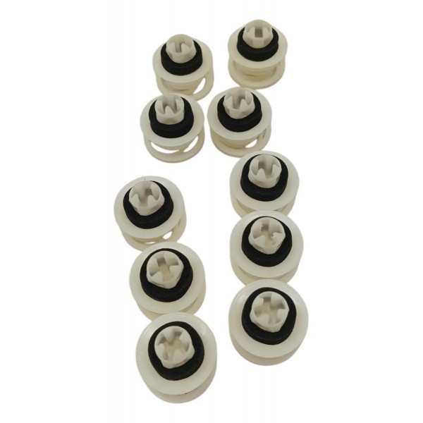 Kit 10 Grampos Fixação Porta Volkswagen New Beetle 2009 2010