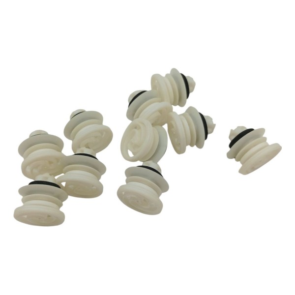 Kit 10 Grampos Fixação Porta Volkswagen New Beetle 2009 2010