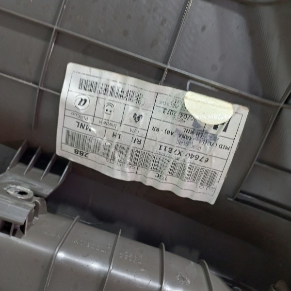 Forro Porta Traseira Esquerda Gm Cobalt Vidro Manual Cinza