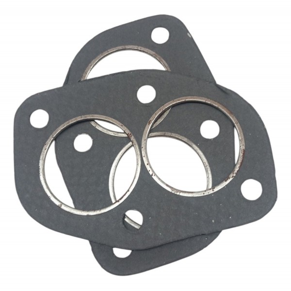 Kit 2 Junta Flange Escape Fiat Strad 1.5 8v 2000