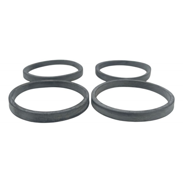 Kit 4 Junta Coletor Admissão Peugeot 206 1.6 16v 2003 2004