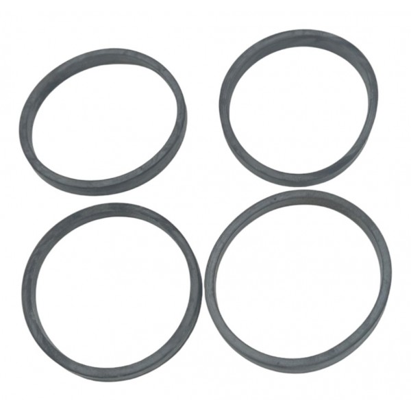 Kit 4 Junta Coletor Admissão Peugeot 206 1.6 16v 2003 2004