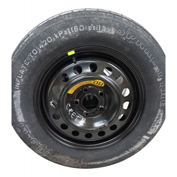 Pneu Estepe Roda Hyundai Creta Fino 155/90-16 Pirelli