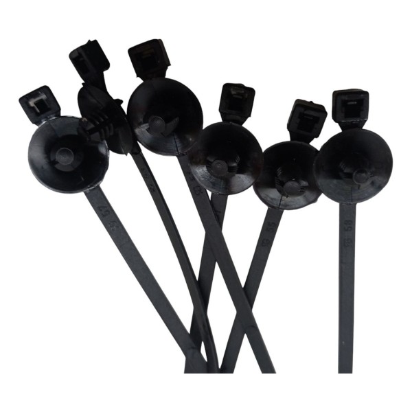 Kit 6 Abraçadeiras Chicote Eléctrico Linha Fiat