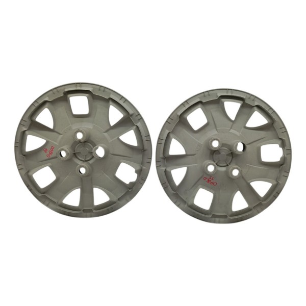 Kit 2 Calota Aro 14 Linha Fiat