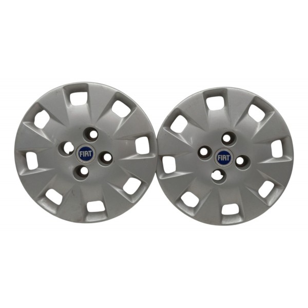 Kit 2 Calota Aro 13 Fiat Uno Palio Siena