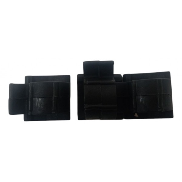 Kit 3 Grampos Chicote Radio Fiat Palio Argo Cronos Uno