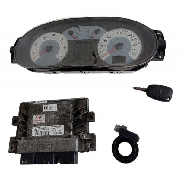 Kit Code Injeção Renault Clio 1.0 16v 2007 2008 2009