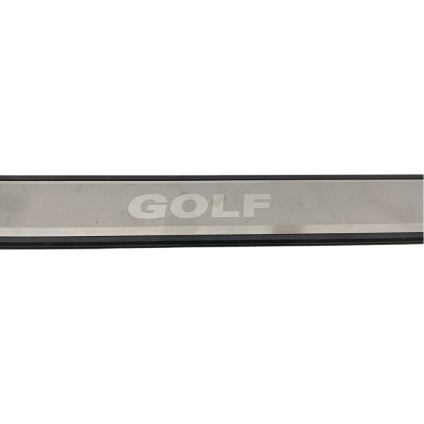 Par Faixa Soleira Volkswagen Golf Mk7 2017 2018 2019 Prateado