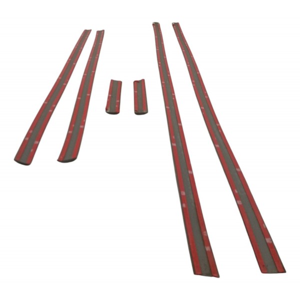 Jogo Frisos Laterais Fiat Uno Way 2008 2009 2010 2011 2012