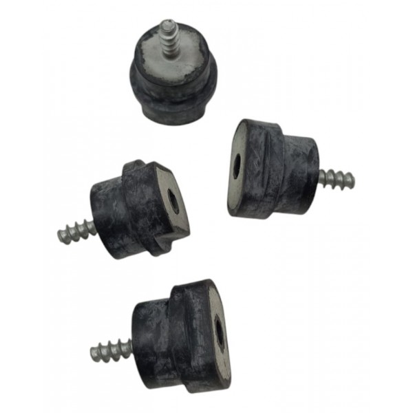 Kit 3 Coxim Motor Maquina Vidro Volkswagen Fox 2004 2005