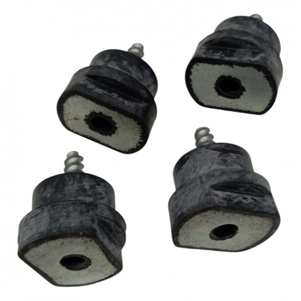 Kit 3 Coxim Motor Maquina Vidro Volkswagen Fox 2004 2005