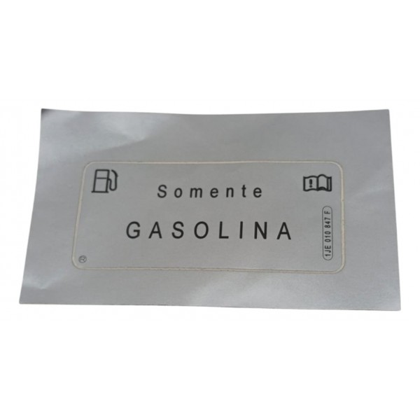 Etiqueta Tampa Tanque Somente Gasolina Volkswagen Passat