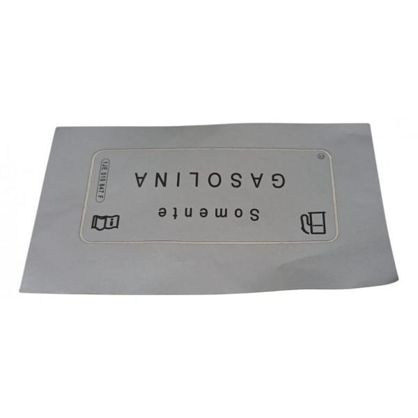 Etiqueta Tampa Tanque Somente Gasolina Volkswagen Passat