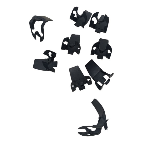 Kit 9 Presilha Moldura Maçaneta Volkswagen Fox Gol 2010 2011