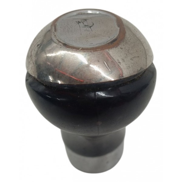 Manopla Naja Cambio Cromado Preto Universal Vermelho