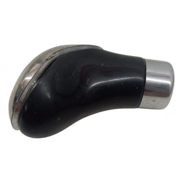 Manopla Naja Cambio Cromado Preto Universal Vermelho