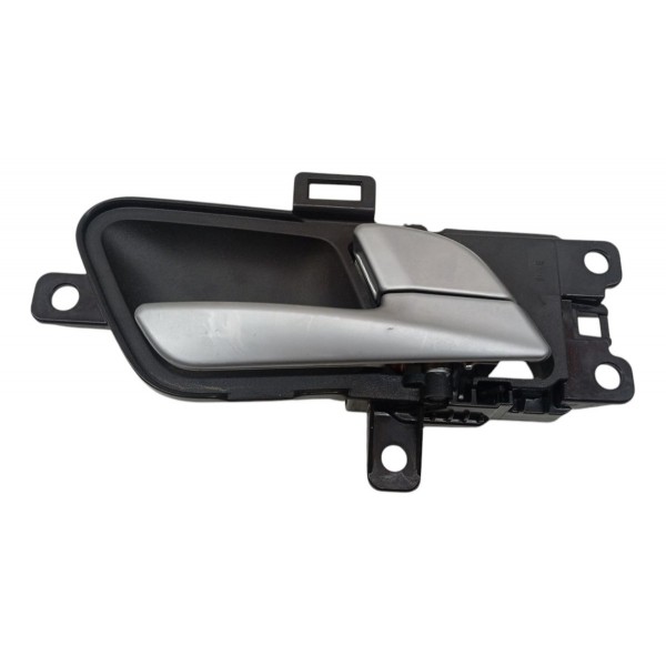 Maçaneta Interna Traseira Direita Hyundai Creta 2019 2020 - Prateado - Dianteira/traseira